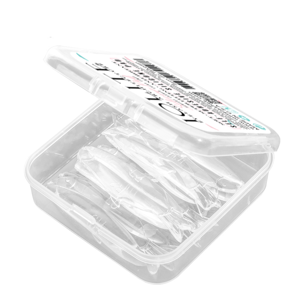 Silicone eyelash pads