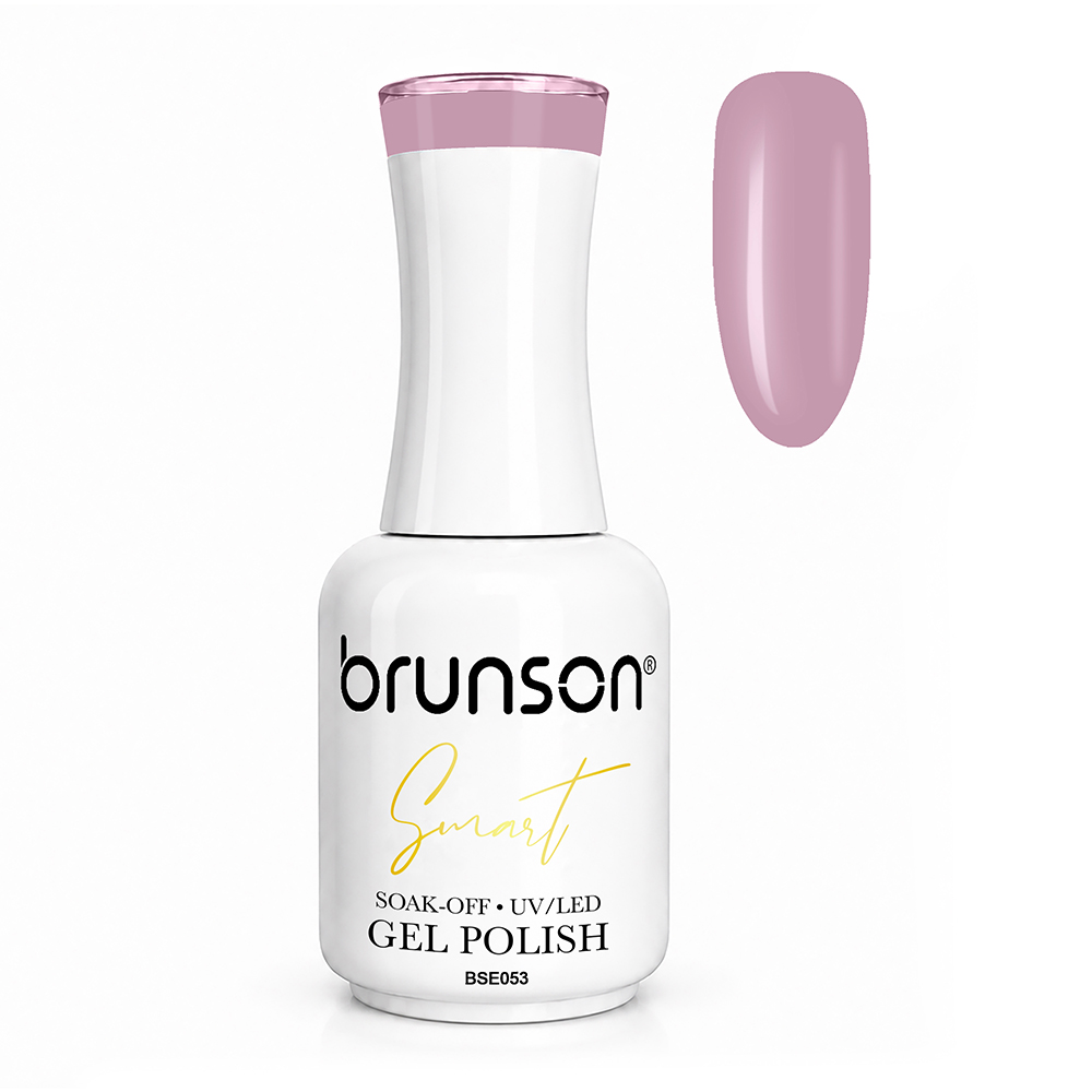 Brunson Smart Gel Nail Polish 18ml – TPO-Free & HEMA-Free UV/LED Soak-Off Gel, Self-Levelling High-Gloss Finish, Chip-Resistant 30+ Days Wear | Professional Salon Manicure Gel BSE053