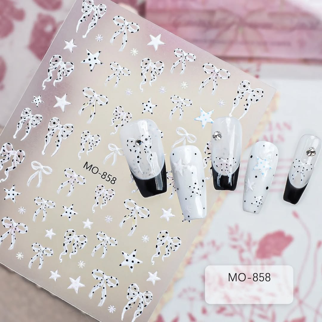 Bow Nail Art Stickers