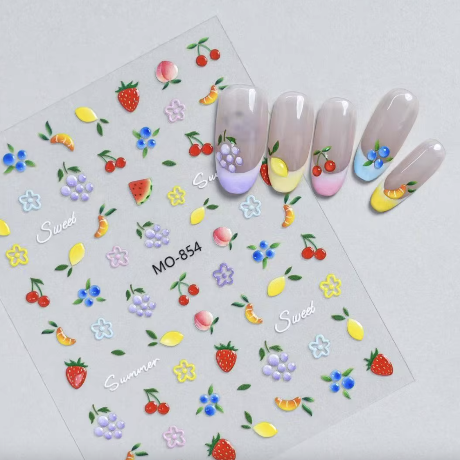 Fruit Nail Art Stickers Dubai