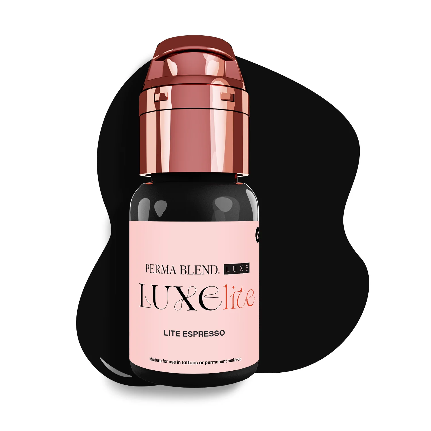 Eyebrow Pigment – Perma Blend LUXE Lite Espresso 15ml | Cool Dark Brown PMU Pigment for Microblading, Nano Brows & Ombré Brows