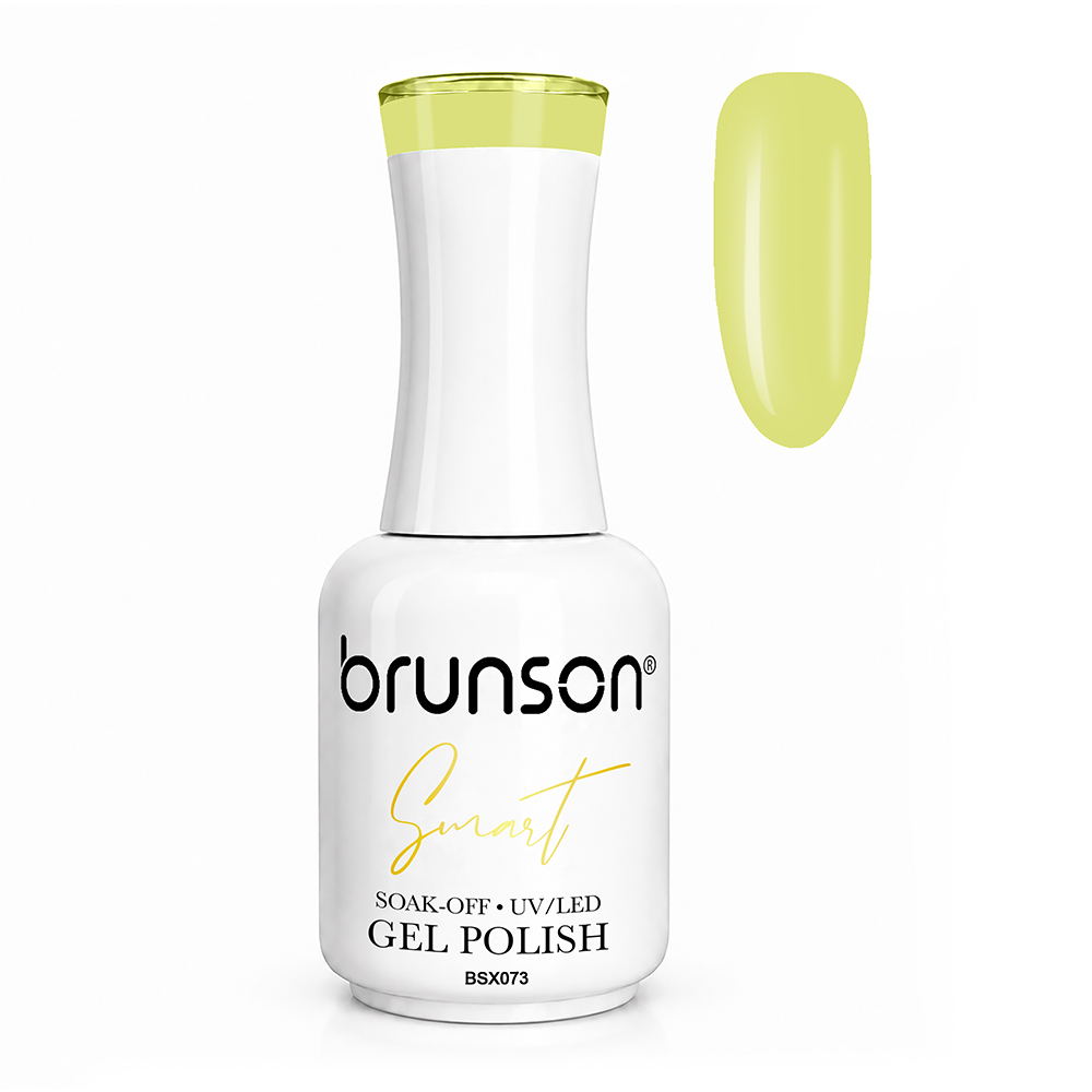 Brunson Smart Gel Nail Polish 18ml – TPO-Free & HEMA-Free UV/LED Soak-Off Gel, Self-Levelling High-Gloss Finish, Chip-Resistant 30+ Days Wear | Professional Salon Manicure Gel BSX073
