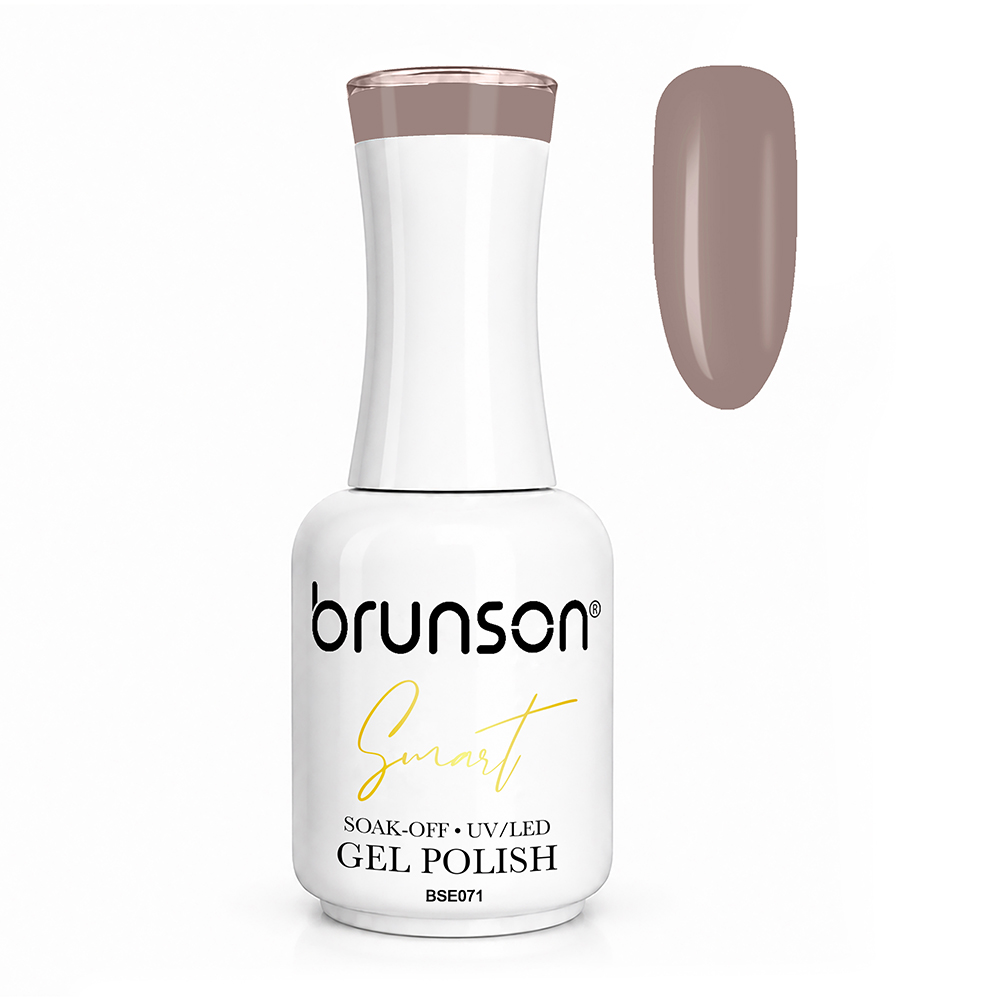 Brunson Smart Gel Nail Polish 18ml – TPO-Free & HEMA-Free UV/LED Soak-Off Gel, Self-Levelling High-Gloss Finish, Chip-Resistant 30+ Days Wear | Professional Salon Manicure Gel BSE071