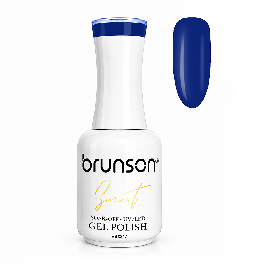 Brunson Smart Gel Nail Polish 18ml – TPO-Free & HEMA-Free UV/LED Soak-Off Gel, Self-Levelling High-Gloss Finish, Chip-Resistant 30+ Days Wear | Professional Salon Manicure Gel BSX317