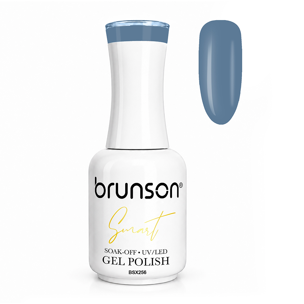 Brunson Smart Gel Nail Polish 18ml – TPO-Free & HEMA-Free UV/LED Soak-Off Gel, Self-Levelling High-Gloss Finish, Chip-Resistant 30+ Days Wear | Professional Salon Manicure Gel BSX256