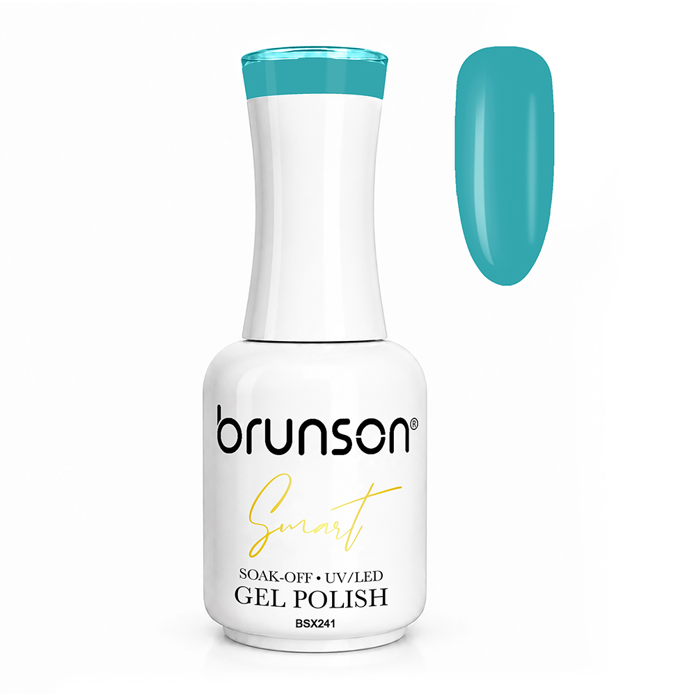 Brunson Smart Gel Nail Polish 18ml – TPO-Free & HEMA-Free UV/LED Soak-Off Gel, Self-Levelling High-Gloss Finish, Chip-Resistant 30+ Days Wear | Professional Salon Manicure Gel BSX241