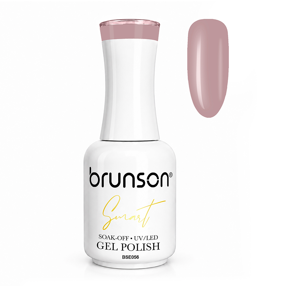 Brunson Smart Gel Nail Polish 18ml – TPO-Free & HEMA-Free UV/LED Soak-Off Gel, Self-Levelling High-Gloss Finish, Chip-Resistant 30+ Days Wear | Professional Salon Manicure Gel BSE056