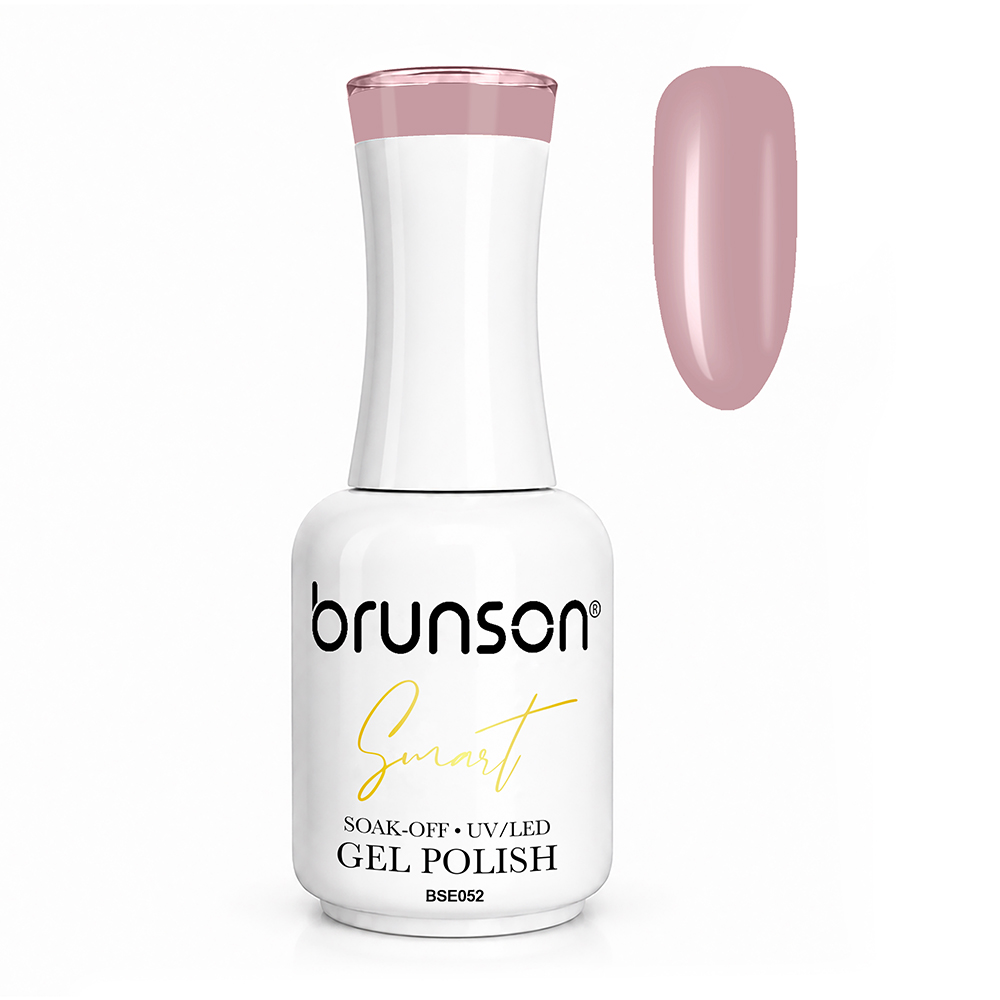 Brunson Smart Gel Nail Polish 18ml – TPO-Free & HEMA-Free UV/LED Soak-Off Gel, Self-Levelling High-Gloss Finish, Chip-Resistant 30+ Days Wear | Professional Salon Manicure Gel BSE052