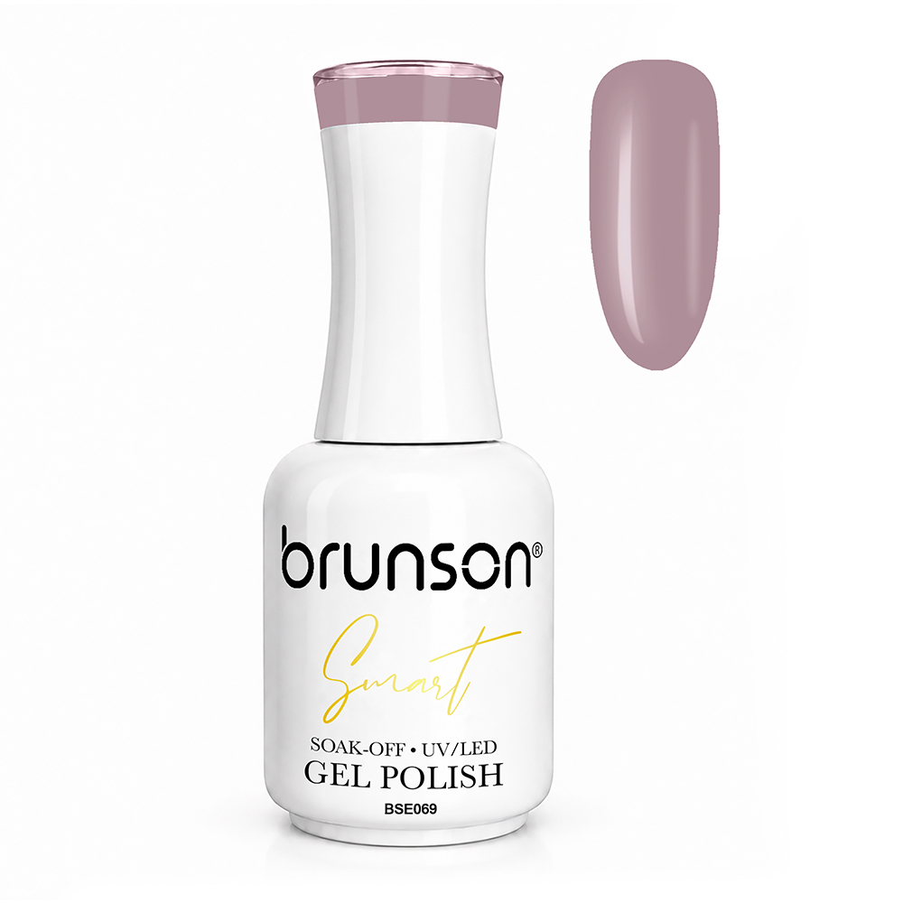 Brunson Smart Gel Nail Polish 18ml – TPO-Free & HEMA-Free UV/LED Soak-Off Gel, Self-Levelling High-Gloss Finish, Chip-Resistant 30+ Days Wear | Professional Salon Manicure Gel BSE069