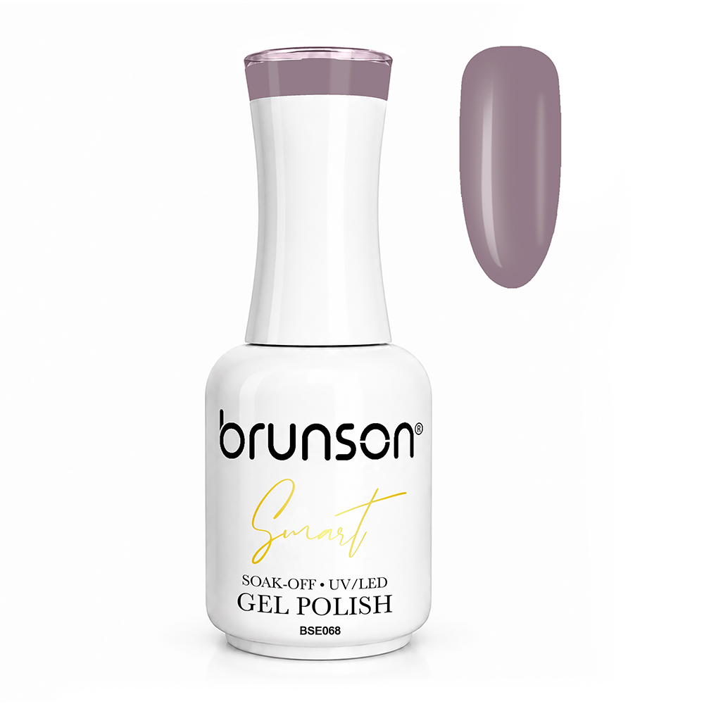 Brunson Smart Gel Nail Polish 18ml – TPO-Free & HEMA-Free UV/LED Soak-Off Gel, Self-Levelling High-Gloss Finish, Chip-Resistant 30+ Days Wear | Professional Salon Manicure Gel BSE068