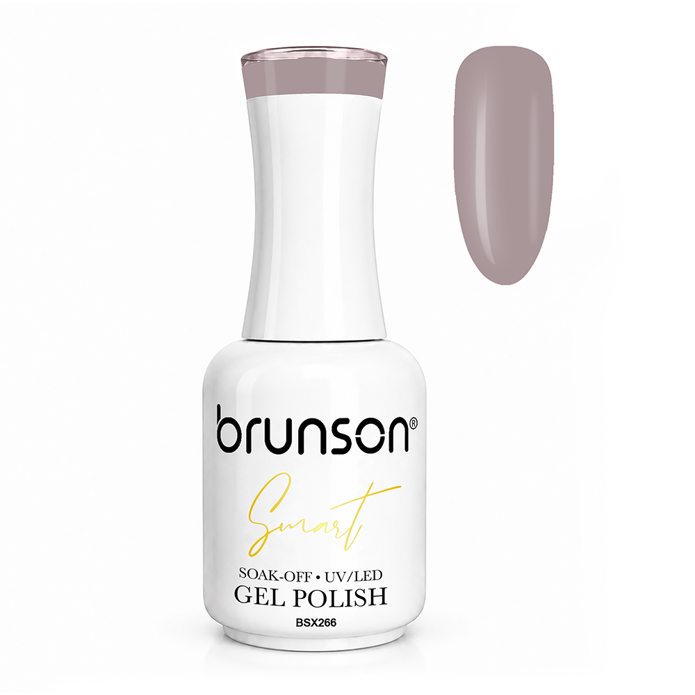 Brunson Smart Gel Nail Polish 18ml – TPO-Free & HEMA-Free UV/LED Soak-Off Gel, Self-Levelling High-Gloss Finish, Chip-Resistant 30+ Days Wear | Professional Salon Manicure Gel BSX266
