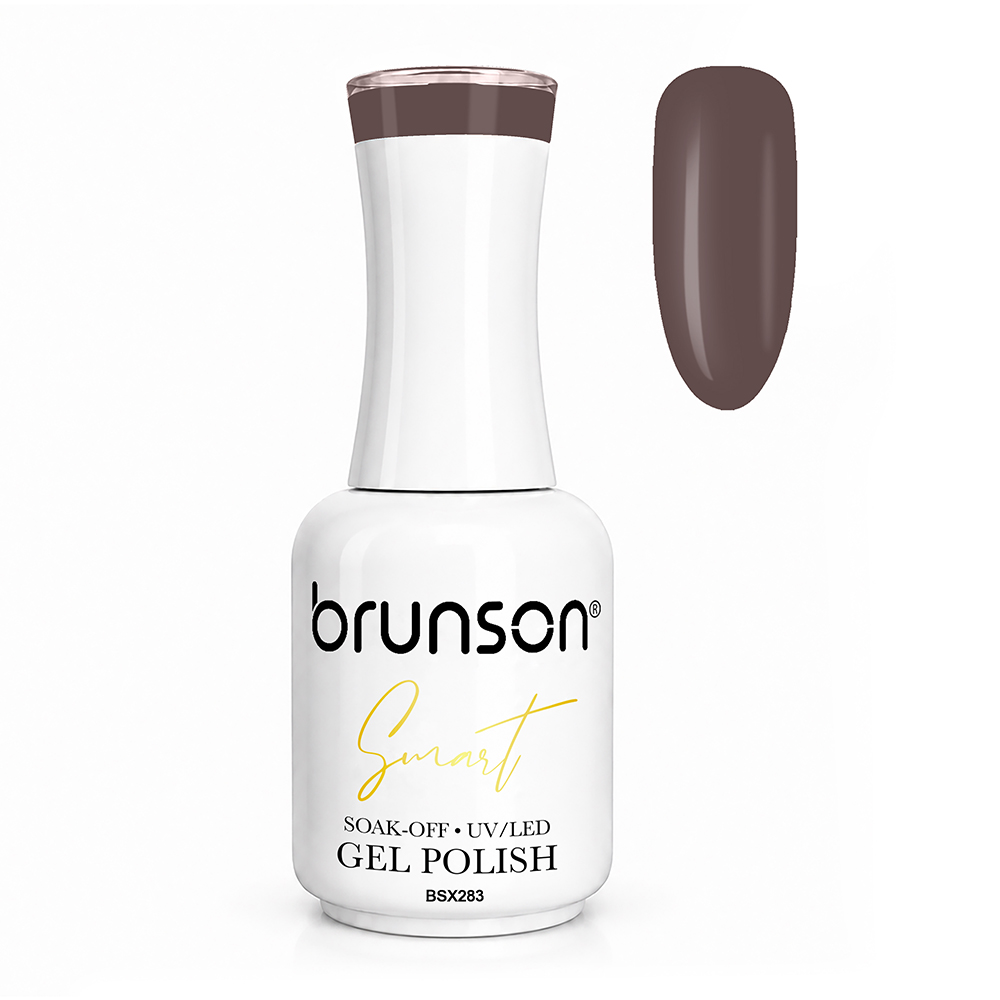 Brunson Smart Gel Nail Polish 18ml – TPO-Free & HEMA-Free UV/LED Soak-Off Gel, Self-Levelling High-Gloss Finish, Chip-Resistant 30+ Days Wear | Professional Salon Manicure Gel BSX283