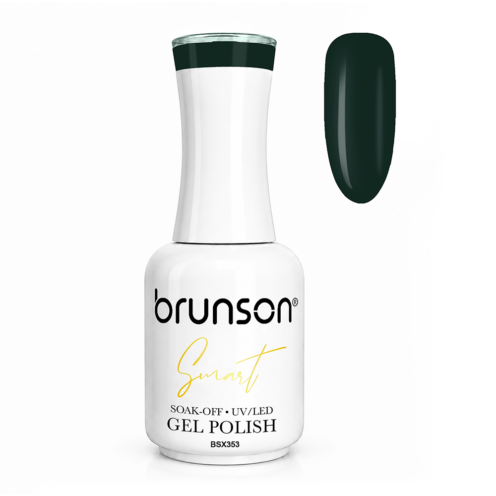 Brunson Smart Gel Nail Polish 18ml – TPO-Free & HEMA-Free UV/LED Soak-Off Gel, Self-Levelling High-Gloss Finish, Chip-Resistant 30+ Days Wear | Professional Salon Manicure Gel BSX353