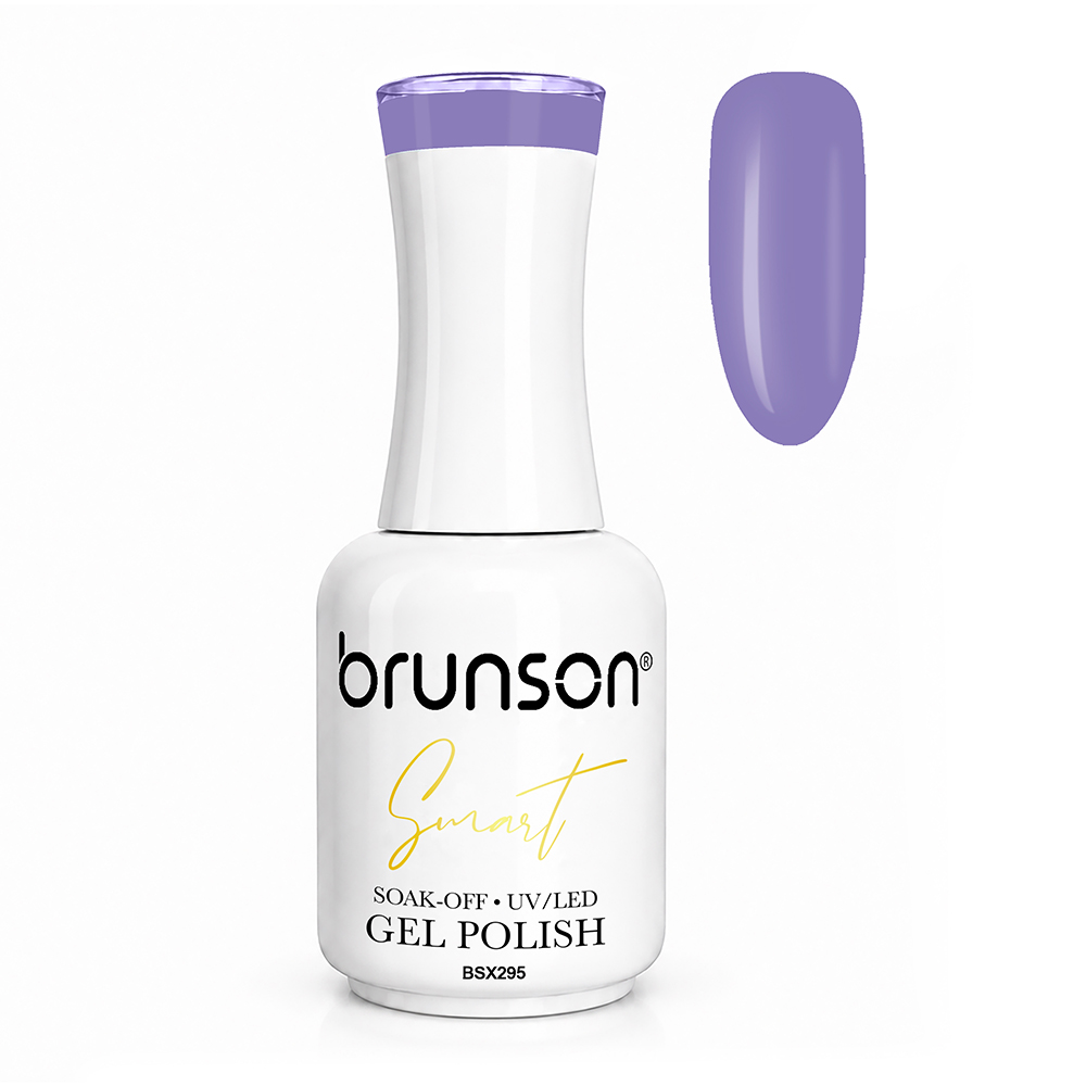Brunson Smart Gel Nail Polish 18ml – TPO-Free & HEMA-Free UV/LED Soak-Off Gel, Self-Levelling High-Gloss Finish, Chip-Resistant 30+ Days Wear | Professional Salon Manicure Gel BSX295