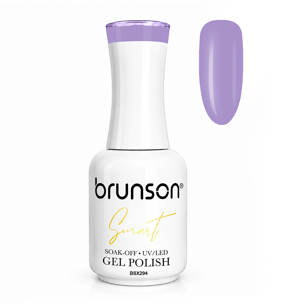Brunson Smart Gel Nail Polish 18ml – TPO-Free & HEMA-Free UV/LED Soak-Off Gel, Self-Levelling High-Gloss Finish, Chip-Resistant 30+ Days Wear | Professional Salon Manicure Gel BSX294