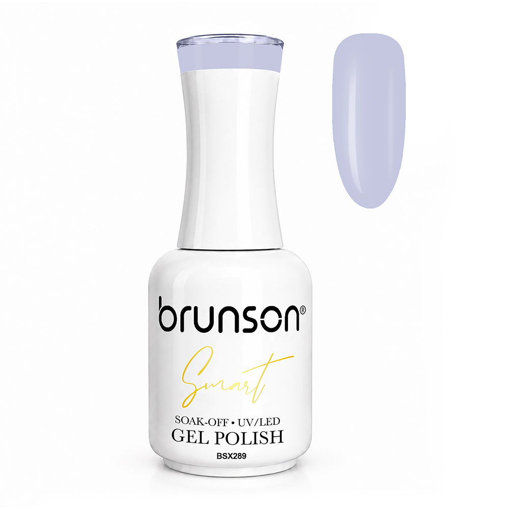 Brunson Smart Gel Nail Polish 18ml – TPO-Free & HEMA-Free UV/LED Soak-Off Gel, Self-Levelling High-Gloss Finish, Chip-Resistant 30+ Days Wear | Professional Salon Manicure Gel BSX289