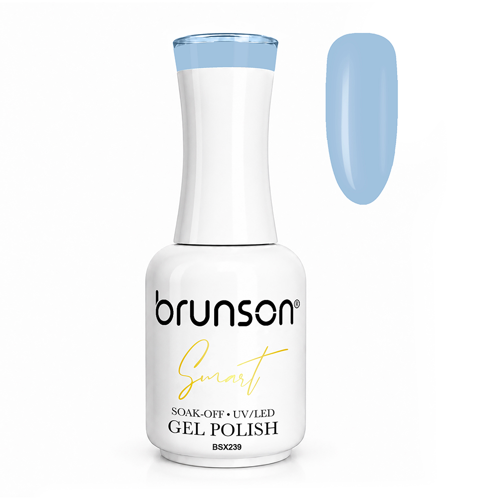Brunson Smart Gel Nail Polish 18ml – TPO-Free & HEMA-Free UV/LED Soak-Off Gel, Self-Levelling High-Gloss Finish, Chip-Resistant 30+ Days Wear | Professional Salon Manicure Gel BSX239