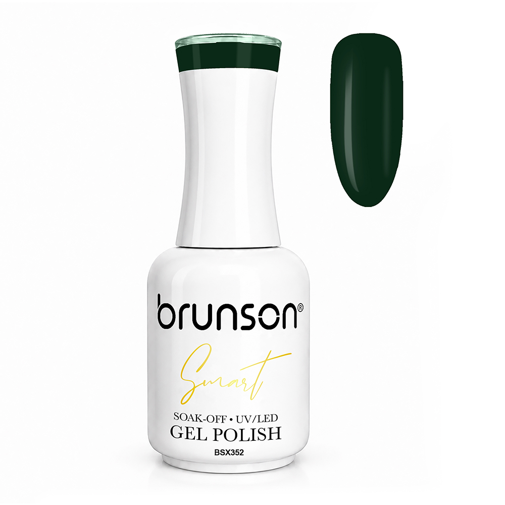 Brunson Smart Gel Nail Polish 18ml – TPO-Free & HEMA-Free UV/LED Soak-Off Gel, Self-Levelling High-Gloss Finish, Chip-Resistant 30+ Days Wear | Professional Salon Manicure Gel BSX352
