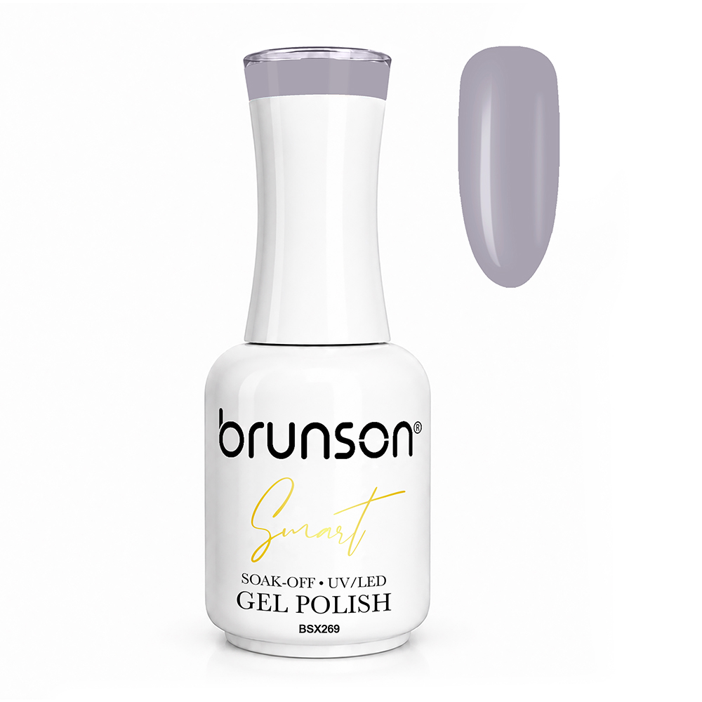 Brunson Smart Gel Nail Polish 18ml – TPO-Free & HEMA-Free UV/LED Soak-Off Gel, Self-Levelling High-Gloss Finish, Chip-Resistant 30+ Days Wear | Professional Salon Manicure Gel BSX269