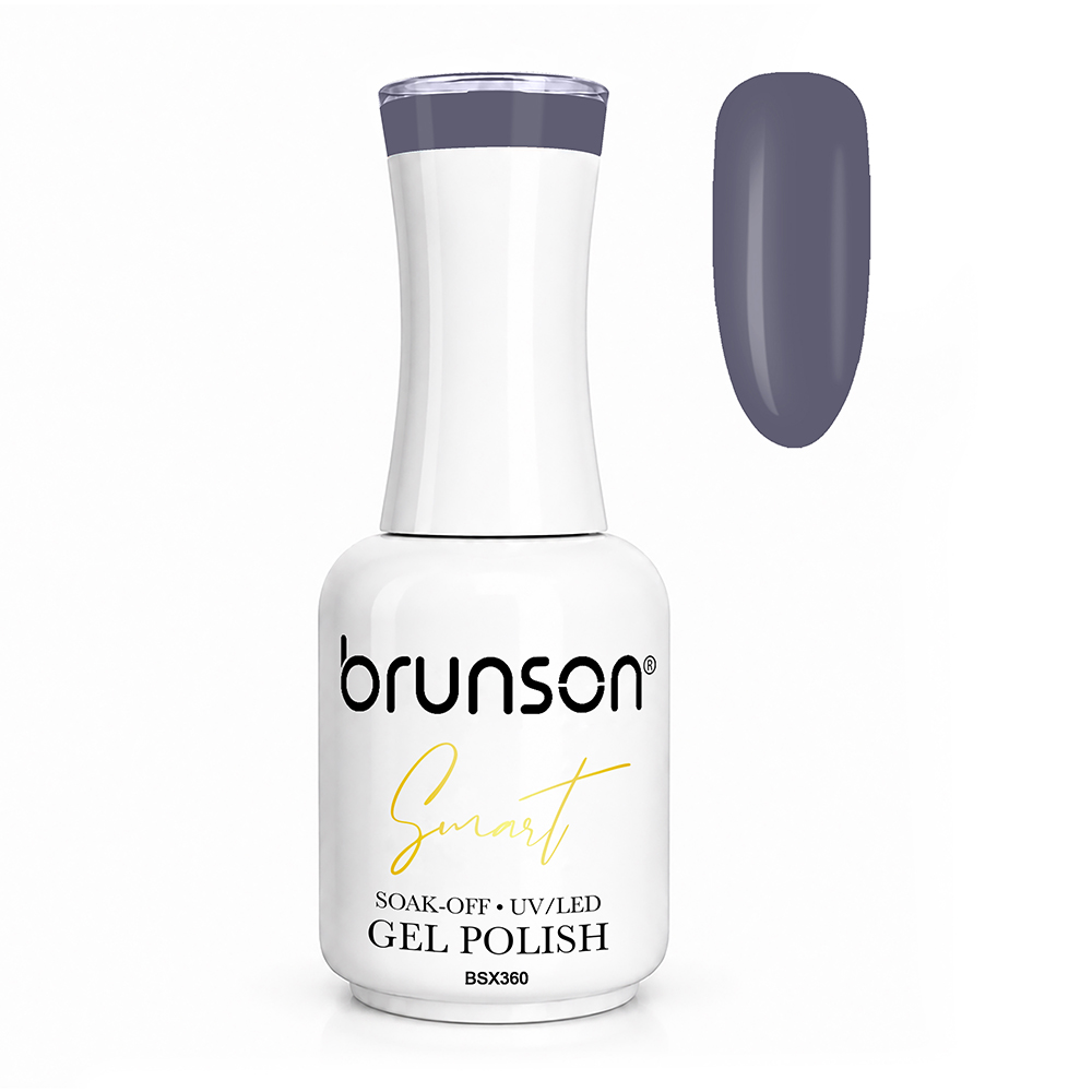 Brunson Smart Gel Nail Polish 18ml – TPO-Free & HEMA-Free UV/LED Soak-Off Gel, Self-Levelling High-Gloss Finish, Chip-Resistant 30+ Days Wear | Professional Salon Manicure Gel BSX360