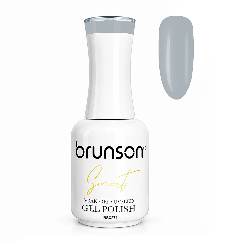 Brunson Smart Gel Nail Polish 18ml – TPO-Free & HEMA-Free UV/LED Soak-Off Gel, Self-Levelling High-Gloss Finish, Chip-Resistant 30+ Days Wear | Professional Salon Manicure Gel BSX271