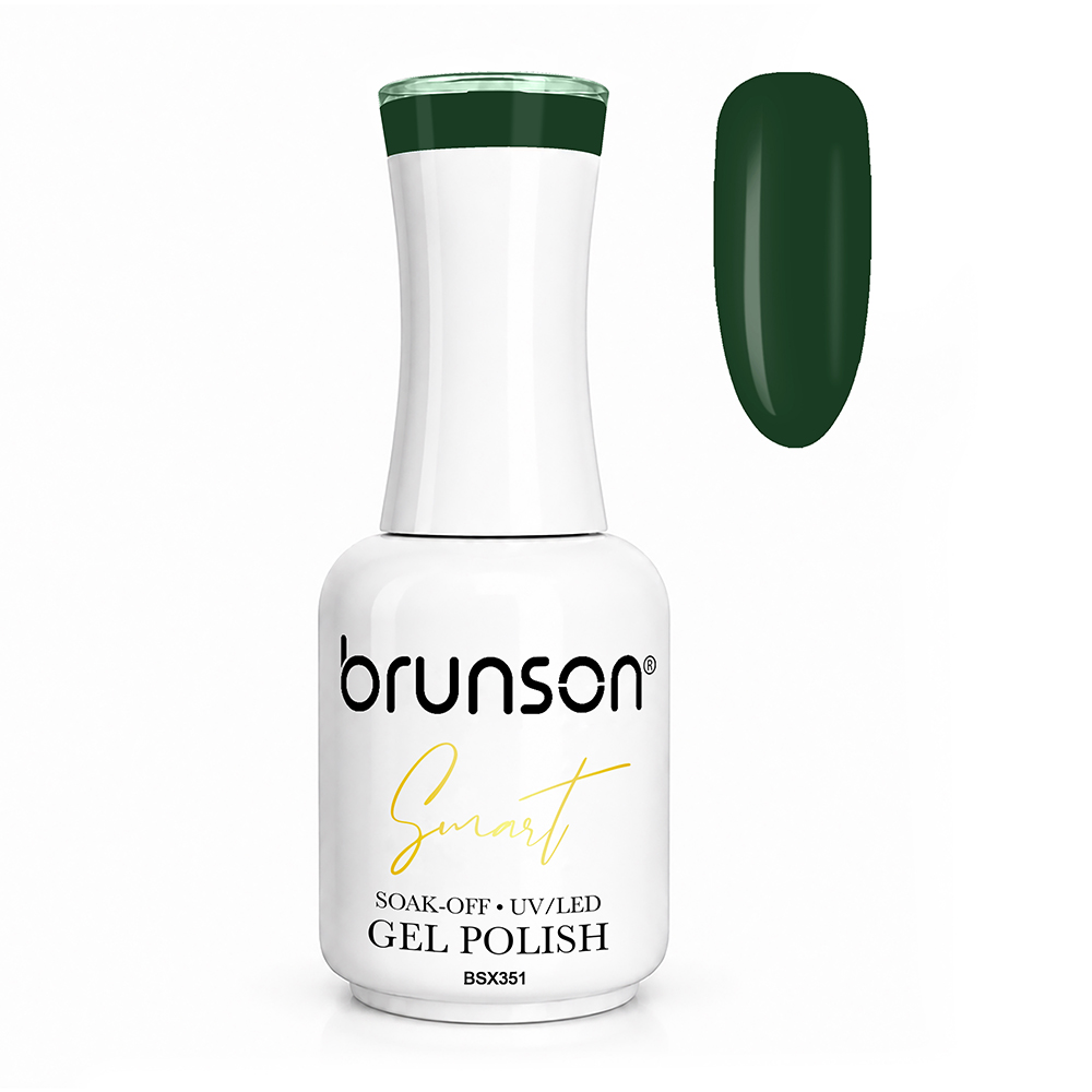 Brunson Smart Gel Nail Polish 18ml – TPO-Free & HEMA-Free UV/LED Soak-Off Gel, Self-Levelling High-Gloss Finish, Chip-Resistant 30+ Days Wear | Professional Salon Manicure Gel BSX351