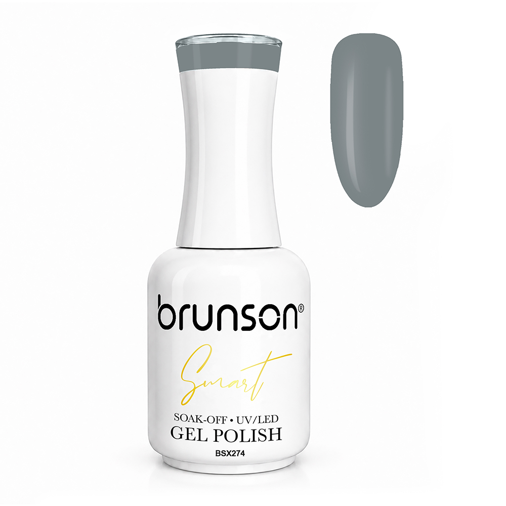 Brunson Smart Gel Nail Polish 18ml – TPO-Free & HEMA-Free UV/LED Soak-Off Gel, Self-Levelling High-Gloss Finish, Chip-Resistant 30+ Days Wear | Professional Salon Manicure Gel BSX274