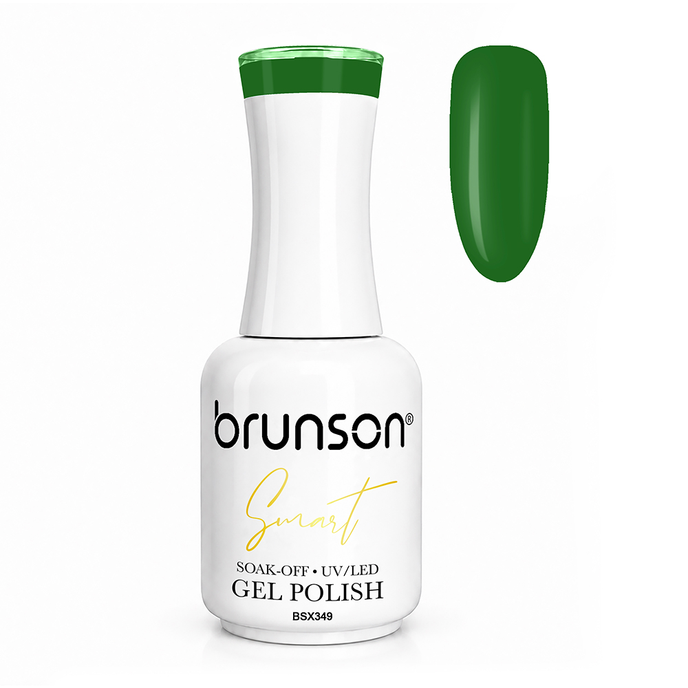 Brunson Smart Gel Nail Polish 18ml – TPO-Free & HEMA-Free UV/LED Soak-Off Gel, Self-Levelling High-Gloss Finish, Chip-Resistant 30+ Days Wear | Professional Salon Manicure Gel BSX349