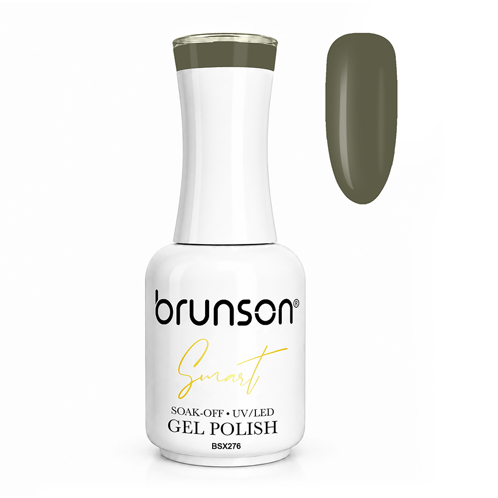 Brunson Smart Gel Nail Polish 18ml – TPO-Free & HEMA-Free UV/LED Soak-Off Gel, Self-Levelling High-Gloss Finish, Chip-Resistant 30+ Days Wear | Professional Salon Manicure Gel BSX276