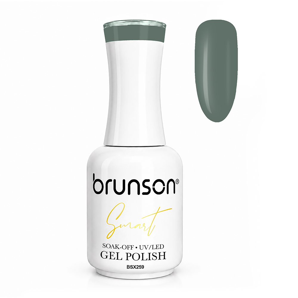 Brunson Smart Gel Nail Polish 18ml – TPO-Free & HEMA-Free UV/LED Soak-Off Gel, Self-Levelling High-Gloss Finish, Chip-Resistant 30+ Days Wear | Professional Salon Manicure Gel BSX259