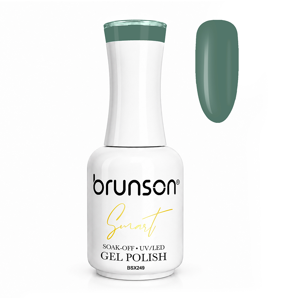 Brunson Smart Gel Nail Polish 18ml – TPO-Free & HEMA-Free UV/LED Soak-Off Gel, Self-Levelling High-Gloss Finish, Chip-Resistant 30+ Days Wear | Professional Salon Manicure Gel BSX249