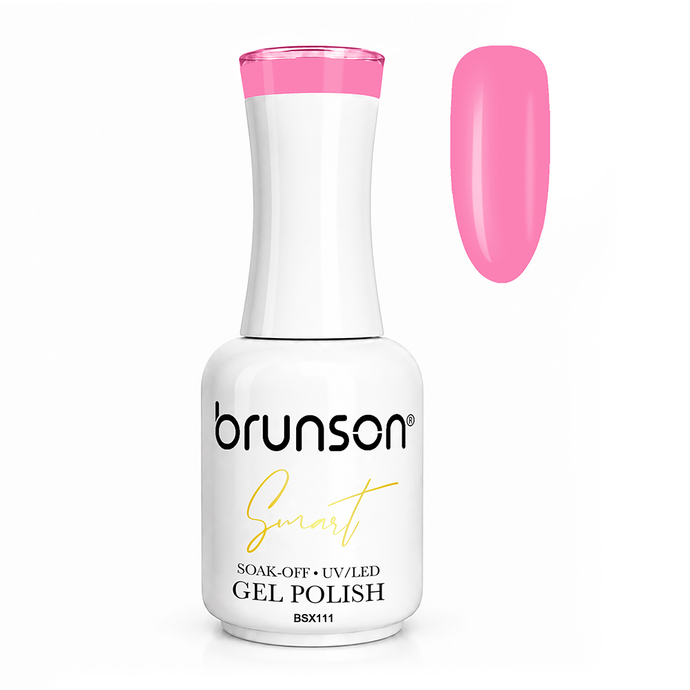 Brunson Smart Gel Nail Polish 18ml – TPO-Free & HEMA-Free UV/LED Soak-Off Gel, Self-Levelling High-Gloss Finish, Chip-Resistant 30+ Days Wear | Professional Salon Manicure Gel BSX111