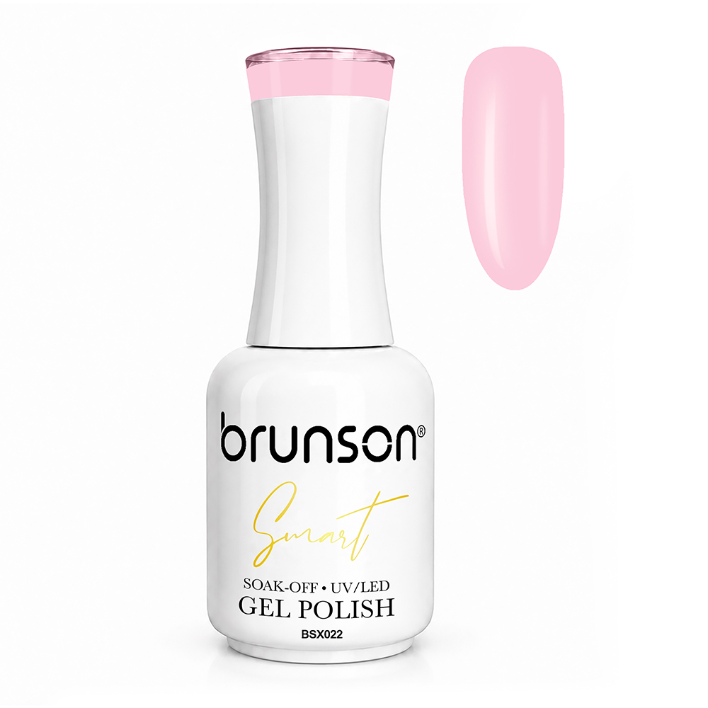 Brunson Smart Gel Nail Polish 18ml – TPO-Free & HEMA-Free UV/LED Soak-Off Gel, Self-Levelling High-Gloss Finish, Chip-Resistant 30+ Days Wear | Professional Salon Manicure Gel BSX022
