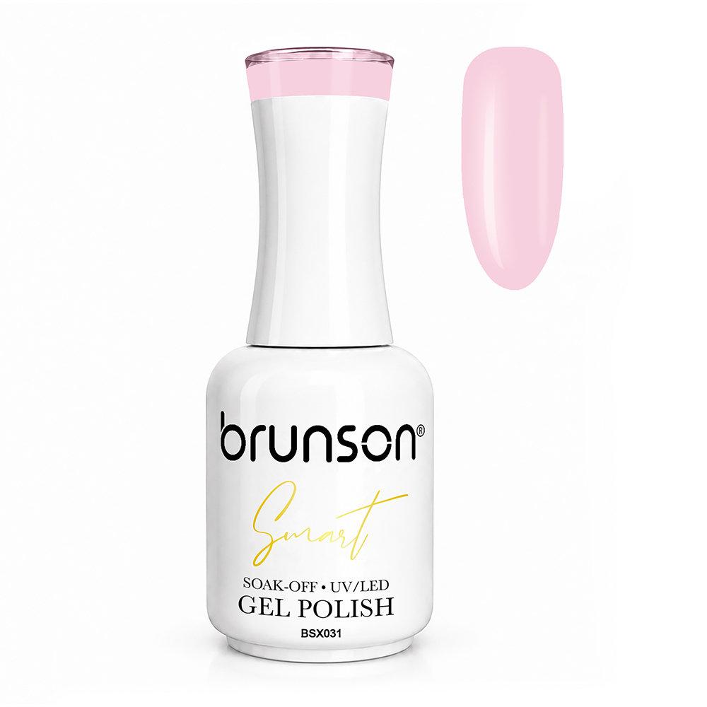 Brunson Smart Gel Nail Polish 18ml – TPO-Free & HEMA-Free UV/LED Soak-Off Gel, Self-Levelling High-Gloss Finish, Chip-Resistant 30+ Days Wear | Professional Salon Manicure Gel BSX031