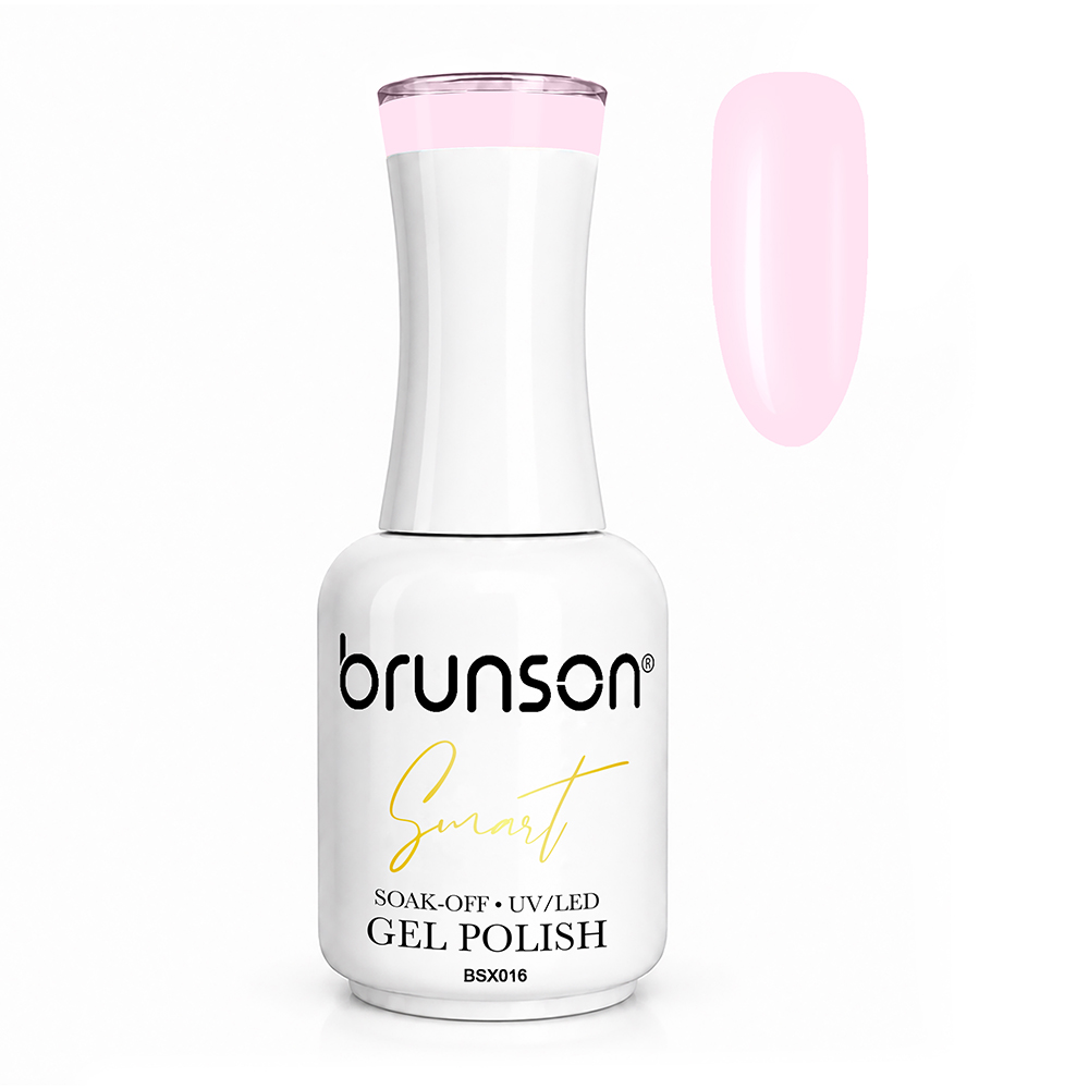 Brunson Smart Gel Nail Polish 18ml – TPO-Free & HEMA-Free UV/LED Soak-Off Gel, Self-Levelling High-Gloss Finish, Chip-Resistant 30+ Days Wear | Professional Salon Manicure Gel BSX016
