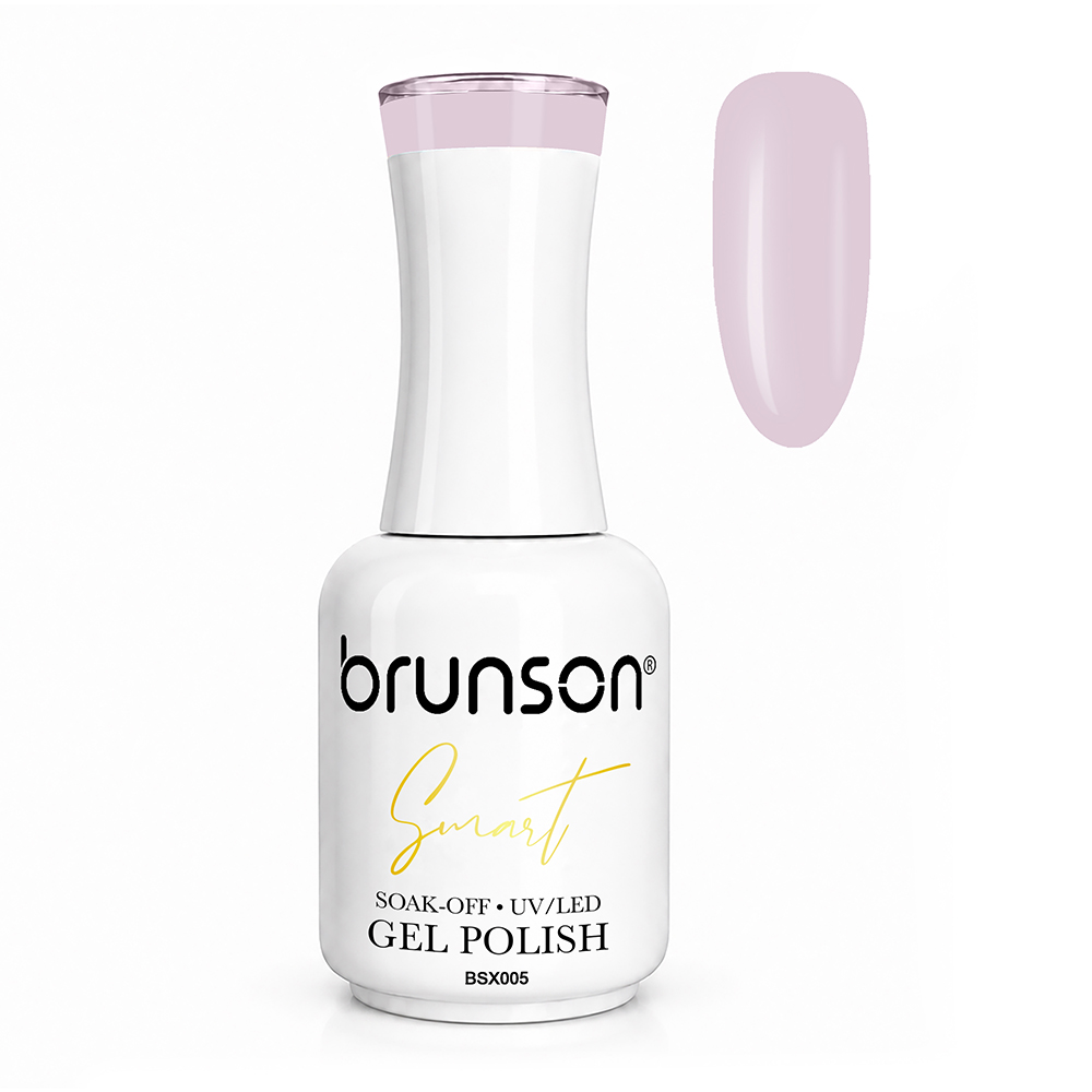 Brunson Smart Gel Nail Polish 18ml – TPO-Free & HEMA-Free UV/LED Soak-Off Gel, Self-Levelling High-Gloss Finish, Chip-Resistant 30+ Days Wear | Professional Salon Manicure Gel BSX005