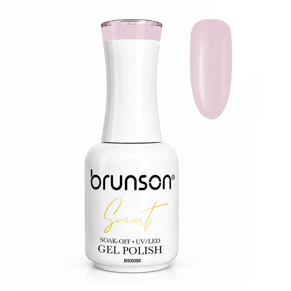 Brunson Smart Gel Nail Polish 18ml – TPO-Free & HEMA-Free UV/LED Soak-Off Gel, Self-Levelling High-Gloss Finish, Chip-Resistant 30+ Days Wear | Professional Salon Manicure Gel BSX050