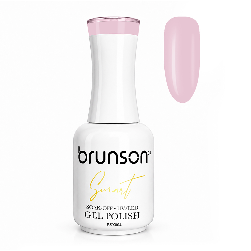Brunson Smart Gel Nail Polish 18ml – TPO-Free & HEMA-Free UV/LED Soak-Off Gel, Self-Levelling High-Gloss Finish, Chip-Resistant 30+ Days Wear | Professional Salon Manicure Gel BSX004