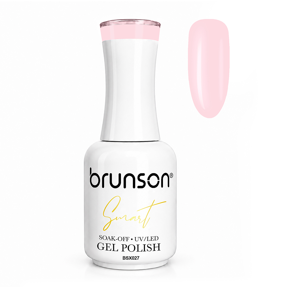 Brunson Smart Gel Nail Polish 18ml – TPO-Free & HEMA-Free UV/LED Soak-Off Gel, Self-Levelling High-Gloss Finish, Chip-Resistant 30+ Days Wear | Professional Salon Manicure Gel BSX027