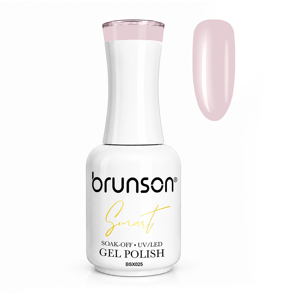Brunson Smart Gel Nail Polish 18ml – TPO-Free & HEMA-Free UV/LED Soak-Off Gel, Self-Levelling High-Gloss Finish, Chip-Resistant 30+ Days Wear | Professional Salon Manicure Gel BSX025