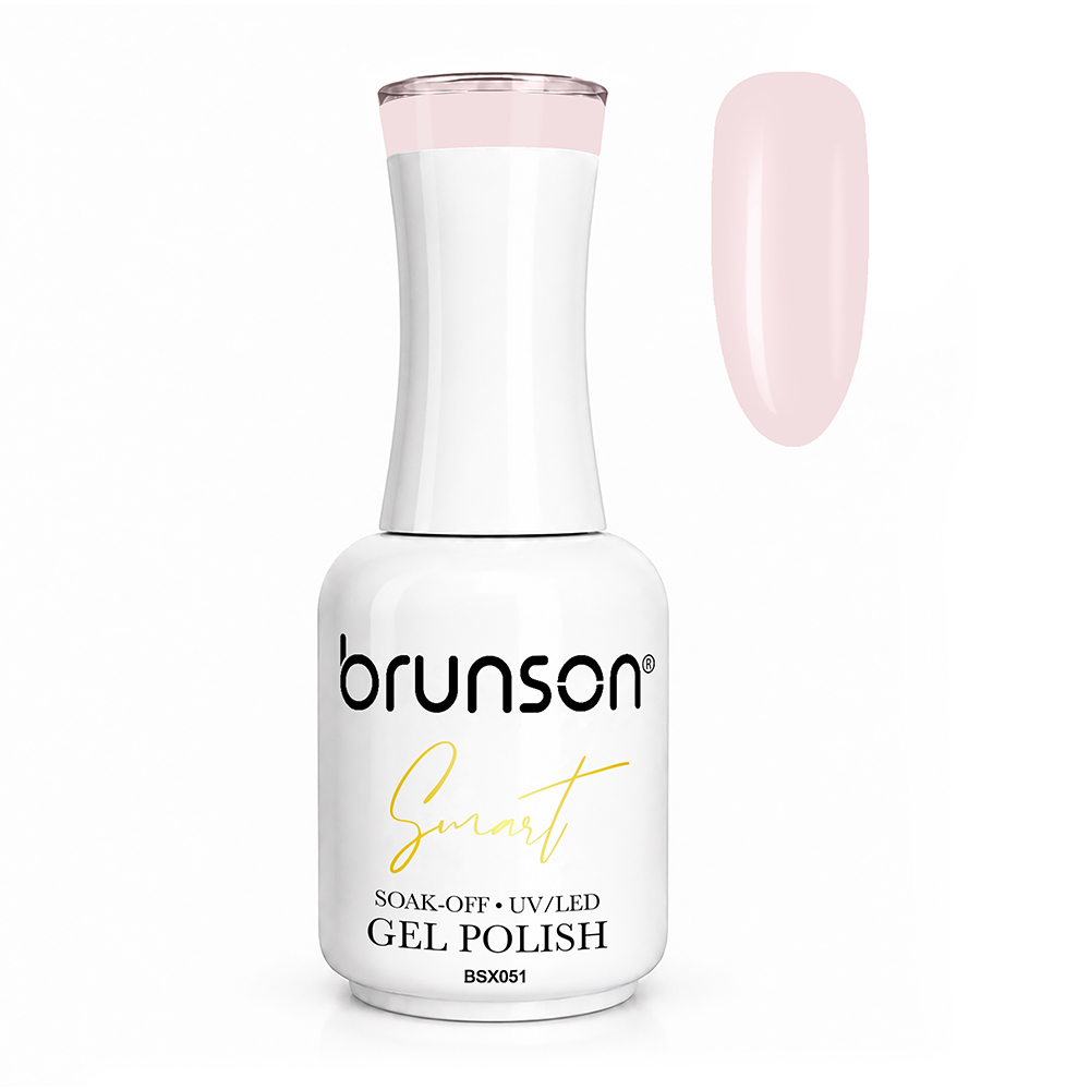 Brunson Smart Gel Nail Polish 18ml – TPO-Free & HEMA-Free UV/LED Soak-Off Gel, Self-Levelling High-Gloss Finish, Chip-Resistant 30+ Days Wear | Professional Salon Manicure Gel BSX051