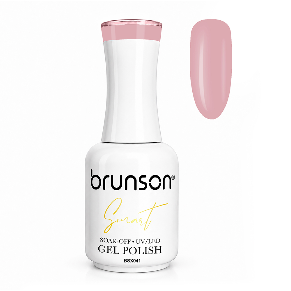 Brunson Smart Gel Nail Polish 18ml – TPO-Free & HEMA-Free UV/LED Soak-Off Gel, Self-Levelling High-Gloss Finish, Chip-Resistant 30+ Days Wear | Professional Salon Manicure Gel BSX041
