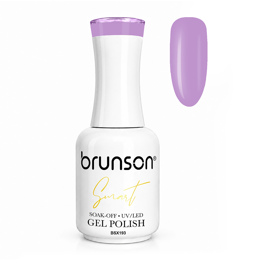 Brunson Smart Gel Nail Polish 18ml – TPO-Free & HEMA-Free UV/LED Soak-Off Gel, Self-Levelling High-Gloss Finish, Chip-Resistant 30+ Days Wear | Professional Salon Manicure Gel BSX193