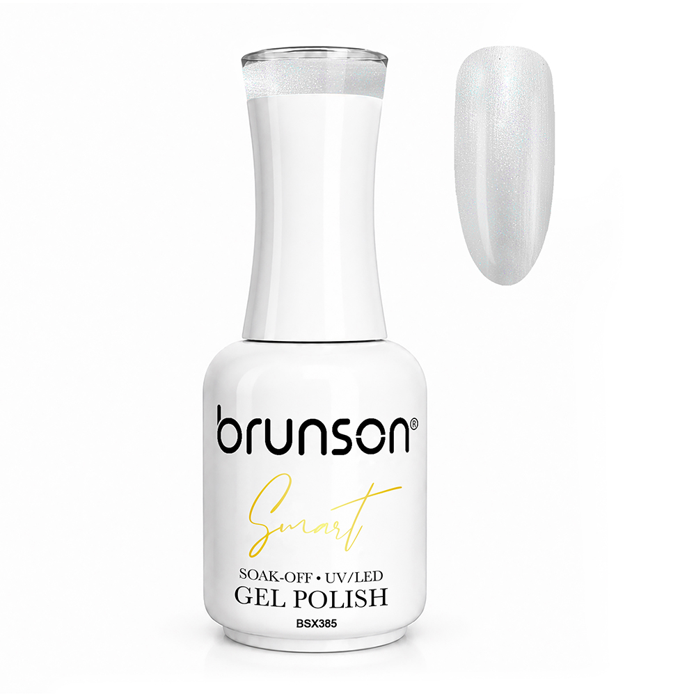 Brunson Smart Gel Nail Polish 18ml (Sheer Shade) – Professional TPO-Free & HEMA-Free UV/LED Soak-Off Gel Polish, Self-Levelling High-Gloss Finish, Long-Lasting Chip-Resistant Gel Nail Color Up to 30+ Days | Salon Quality Manicure | BSX385