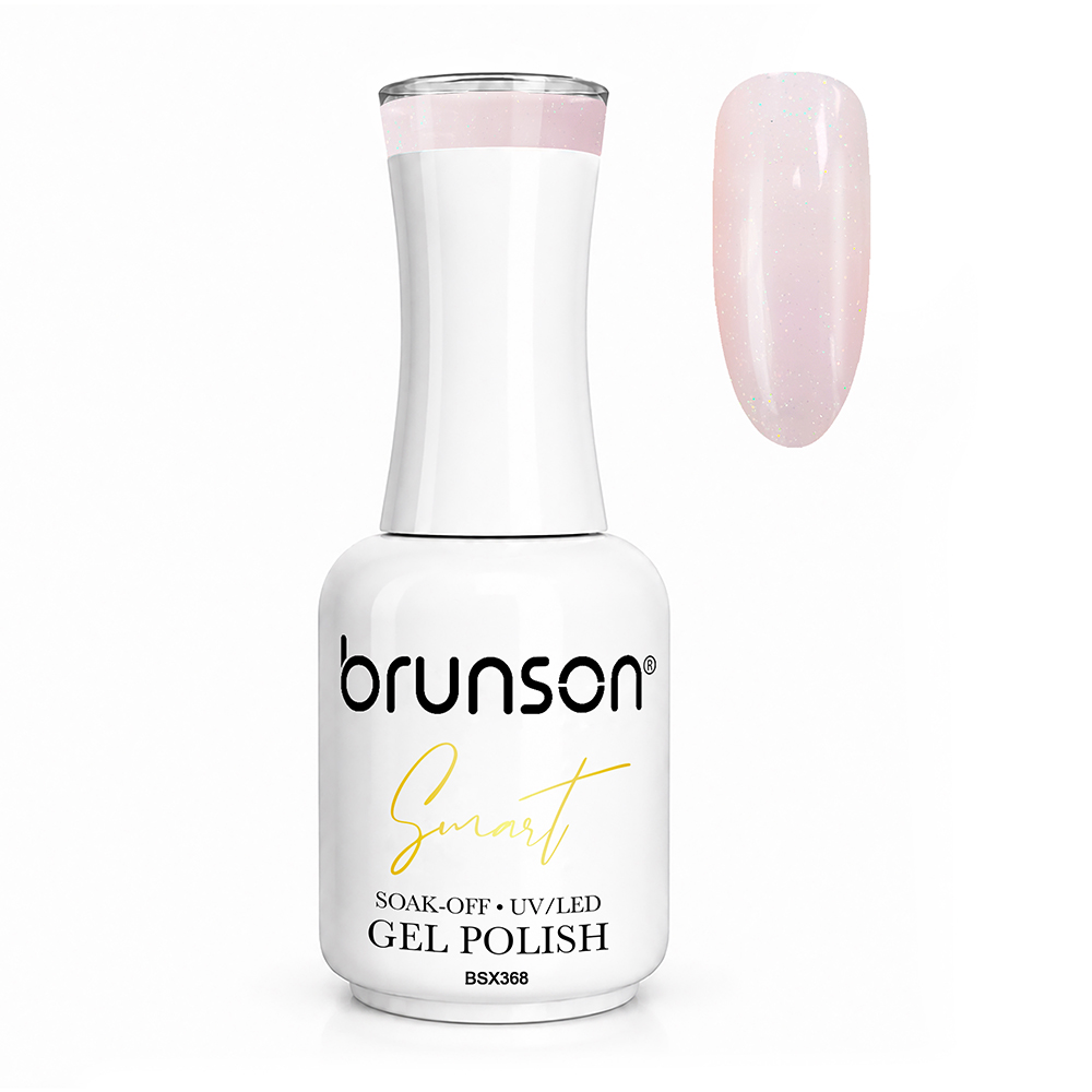 Brunson Smart Gel Nail Polish 18ml (Sheer Shade) – Professional TPO-Free & HEMA-Free UV/LED Soak-Off Gel Polish, Self-Levelling High-Gloss Finish, Long-Lasting Chip-Resistant Gel Nail Color Up to 30+ Days | Salon Quality Manicure | BSX368