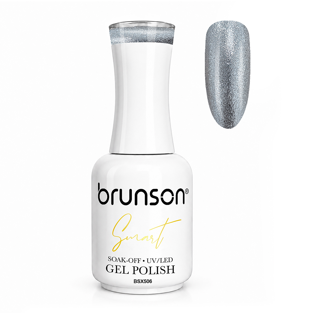 Brunson Smart Gel Nail Polish 18ml (Sheer Shade) – Professional TPO-Free & HEMA-Free UV/LED Soak-Off Gel Polish, Self-Levelling High-Gloss Finish, Long-Lasting Chip-Resistant Gel Nail Color Up to 30+ Days | Salon Quality Manicure | BSX506