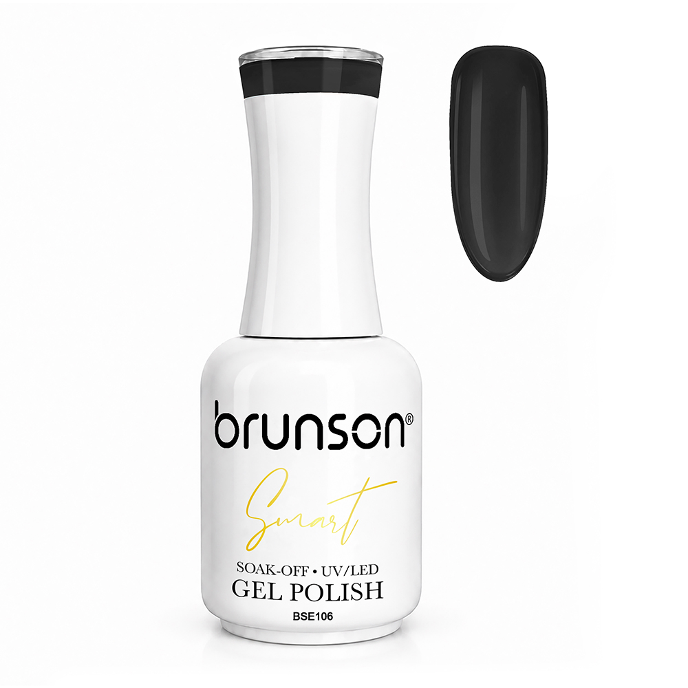 Brunson Smart Gel Nail Polish 18ml (Sheer Shade) – Professional TPO-Free & HEMA-Free UV/LED Soak-Off Gel Polish, Self-Levelling High-Gloss Finish, Long-Lasting Chip-Resistant Gel Nail Color Up to 30+ Days | Salon Quality Manicure | BSE106