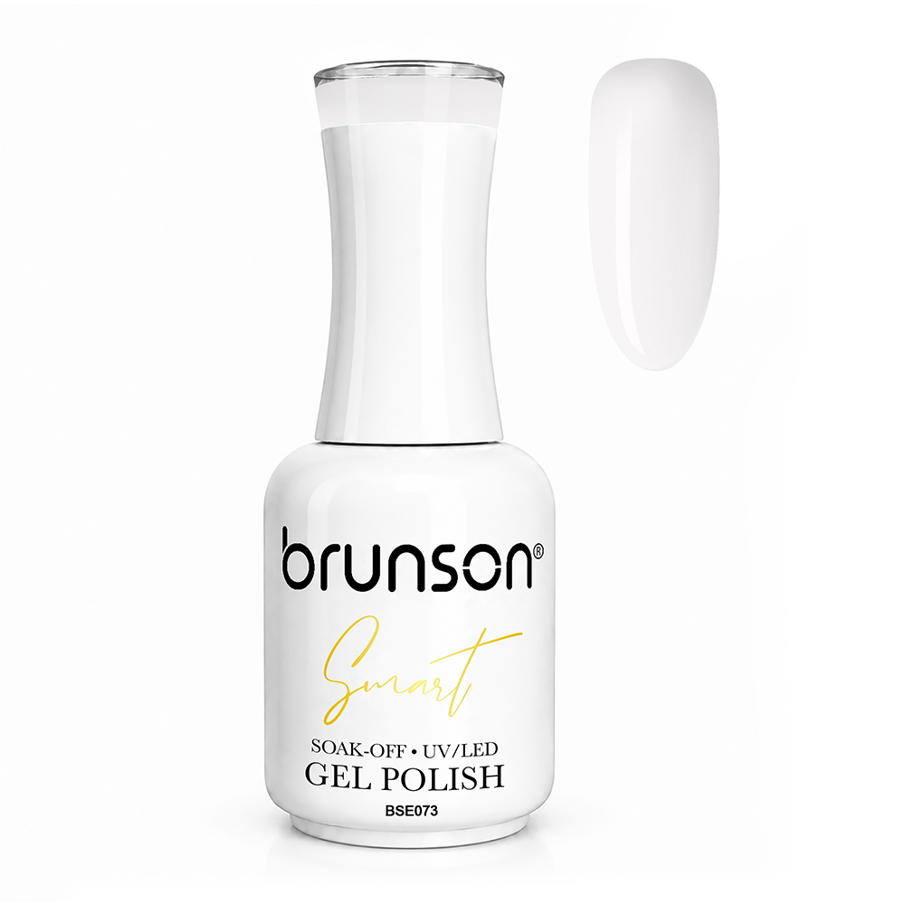 Brunson Smart Gel Nail Polish 18ml (Sheer Shade) – Professional TPO-Free & HEMA-Free UV/LED Soak-Off Gel Polish, Self-Levelling High-Gloss Finish, Long-Lasting Chip-Resistant Gel Nail Color Up to 30+ Days | Salon Quality Manicure | BSE073