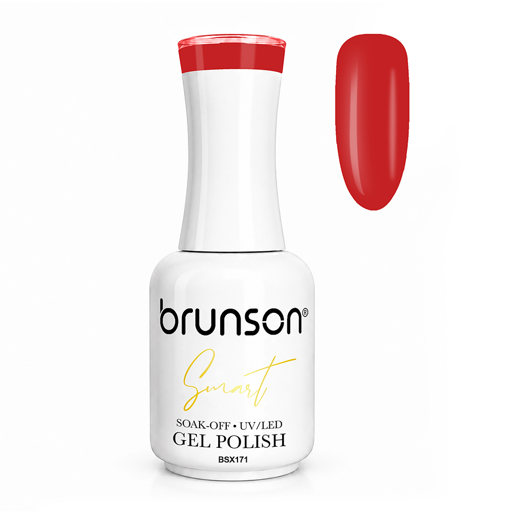 Brunson Smart Gel Nail Polish 18ml – TPO-Free & HEMA-Free UV/LED Soak-Off Gel, Self-Levelling High-Gloss Finish, Chip-Resistant 30+ Days Wear | Professional Salon Manicure Gel BSX171