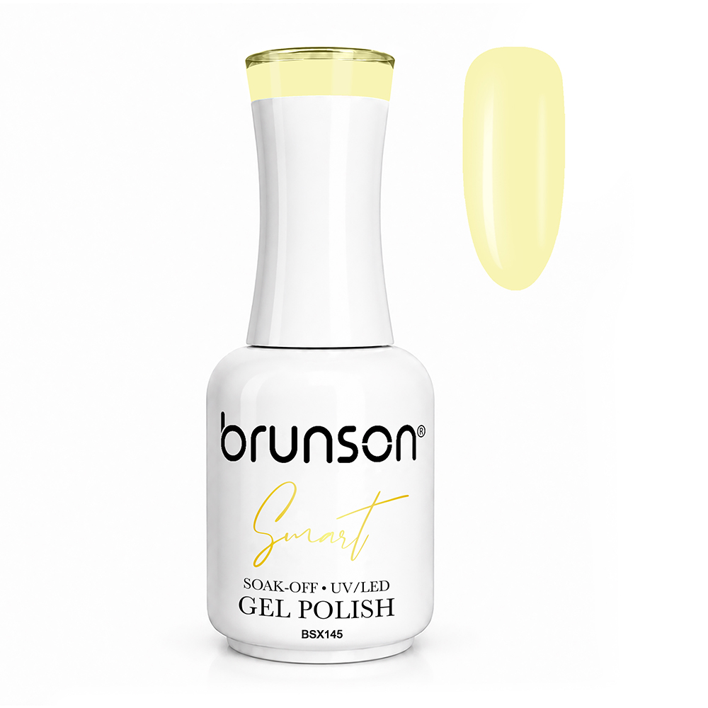 Brunson Smart Gel Nail Polish 18ml – TPO-Free & HEMA-Free UV/LED Soak-Off Gel, Self-Levelling High-Gloss Finish, Chip-Resistant 30+ Days Wear | Professional Salon Manicure Gel BSX145